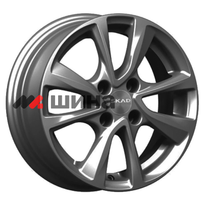 картинка 5,5x14/4x98 ET35 D58,6 Ницца (КЛ287) Графит