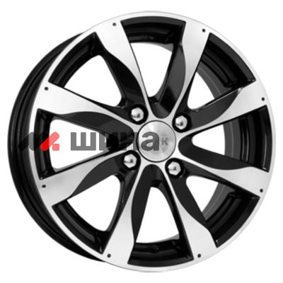 картинка 5,5x14/4x98 ET40 D58,5 Джемини (КС480) Алмаз черный