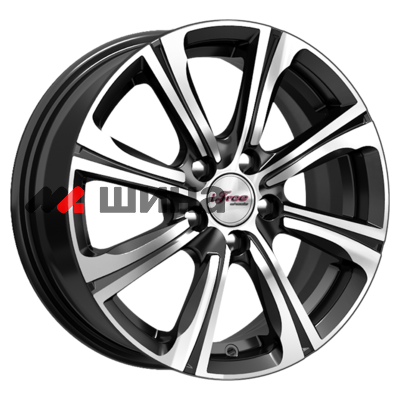 картинка 6x15/5x100 ET38 D57,1 Апероль (КС862) Блэк Джек