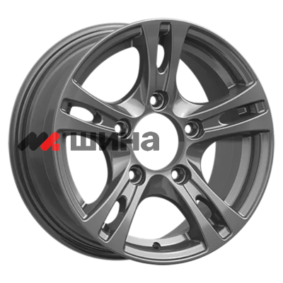картинка 6,5x15/5x139,7 ET40 D98,5 Дюна (КЛ246) Графит