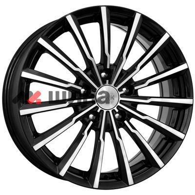 картинка 5,5x14/4x100 ET45 D56,6 Акцент (КС641) Алмаз черный