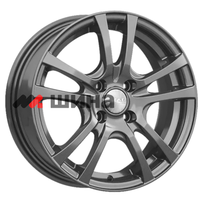 картинка 6x15/4x100 ET40 D60,1 Дели (КЛ300) Графит